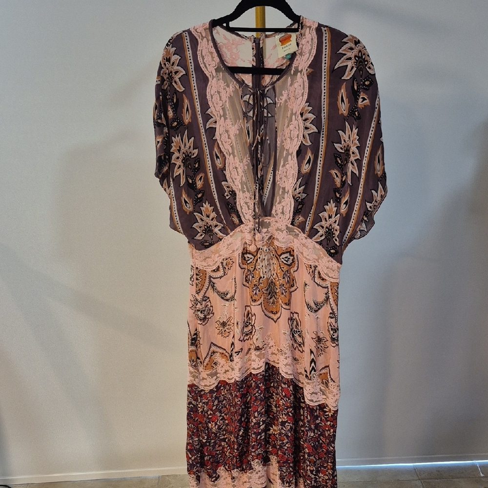 Farm Rio Floral Maxi Dress